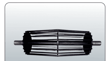 Self-Cleaning Wing / Cage Drum Pulley